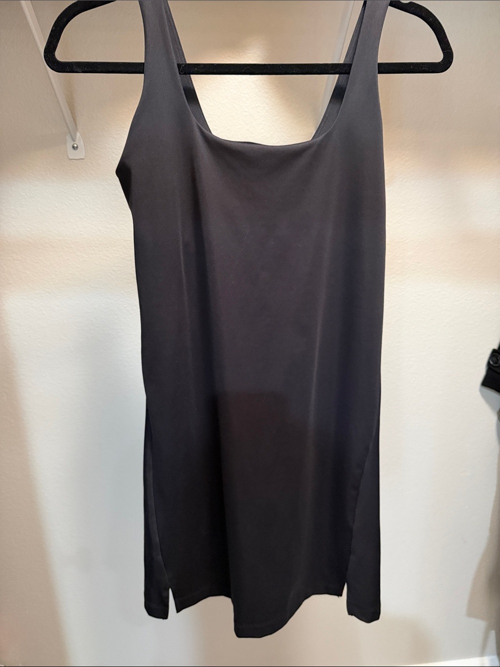 Old Navy Charcoal Midi Tank Slip Dress